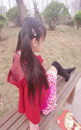 福利在线大图 H工口小学生赛高-2016.04.14萌系小红帽，公园采风