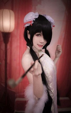 时崎狂三同人黑丝旗袍Cosplay - 色气满满