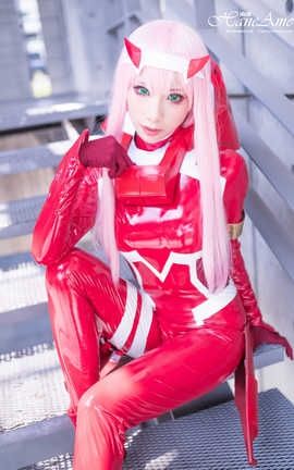 HaneAme雨波-Zero Two-Red unifrom