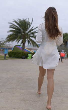 精选街拍作品 NO.0543 红石摄影作品 黄色比基尼美女 part6_丽丝库