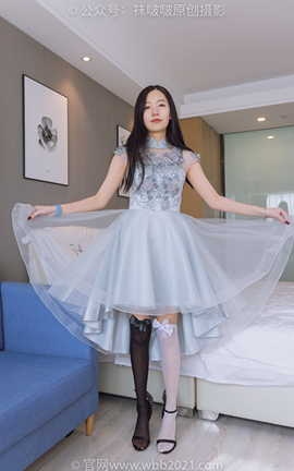 袜啵啵BoBoSocks NO.356 小甜豆-高跟鞋、黑白丝大腿袜_丽丝库