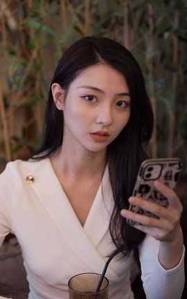 精选街拍作品 NO.1308 一只麋鹿摄影作品 白色制服美女 part1_丽丝库