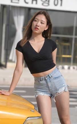 精选街拍作品 NO.0483 红石摄影作品 牛仔热裤 part5_丽丝库