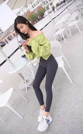 精选街拍作品 NO.0505 魂魂摄影作品 绿衣女孩 part5_丽丝库