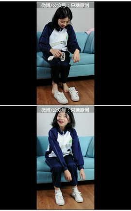 只糖棉袜视频 VOL.003 嘉欣  运动风白棉袜[1920X1080][2分21秒]