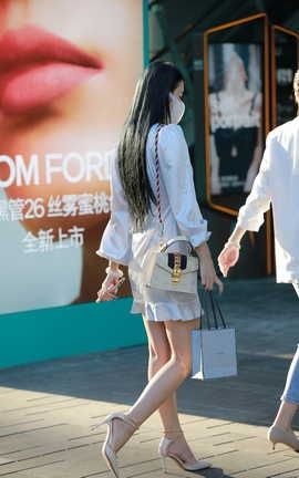 精选街拍作品 NO.0612 四九城嘎子街拍作品 长腿高跟女闺蜜 part2_丽丝库