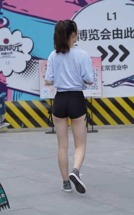 精选街拍作品 NO.1095 kaine模拍作品 攀岩的热裤美女 part3_丽丝库