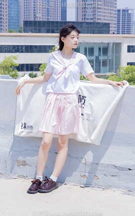 袜啵啵BoBoSocks NO.399 糯米-皮鞋、白棉袜、jk制服_丽丝库