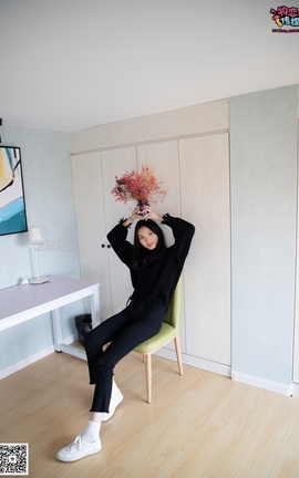 物恋传媒 No.064 小雨 黑白配，温柔的心_丽丝库