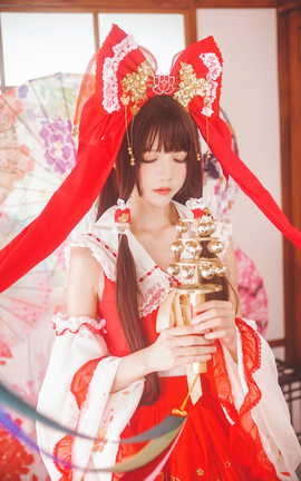 桜桃喵 灵梦 新年快乐_丽丝库