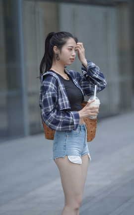 精选街拍作品 NO.1046 kaine模拍作品 爱笑的女孩 part6_丽丝库