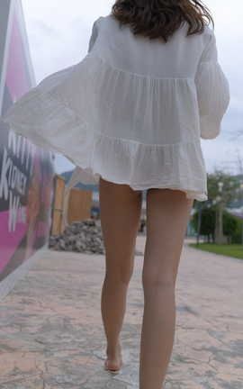 精选街拍作品 NO.0535 红石旅拍摄影作品 绿色泳装美女 part6_丽丝库