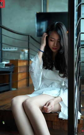 慕丝女郎MussGirl NO.218 白色连衣裙肉丝_丽丝库