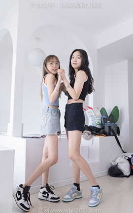 袜啵啵BoBoSocks NO.249 小甜豆稚予-板鞋、短肉丝、短黑丝、裸足_丽丝库