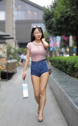 精选街拍作品 NO.0544 凯恩街拍摄影作品 热裤美女 part2_丽丝库