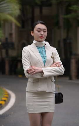 精选街拍作品 NO.0508 魂魂旅拍摄影作品 蓝色的幻想 part3_丽丝库