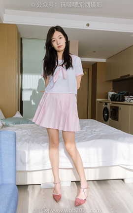 袜啵啵BoBoSocks NO.348 小甜豆-两双高跟鞋、厚白丝大腿袜、裸足_丽丝库