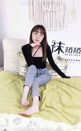 袜啵啵BoBoSocks NO.547 稚予-高跟鞋、薄灰丝、裸足、裤里丝_丽丝库