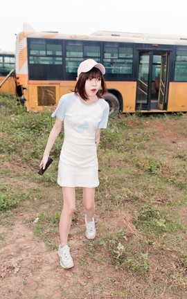 精选街拍作品 NO.1010 御风街拍作品 肉丝蛋蛋的巴士营地郊游记 part2_丽丝库