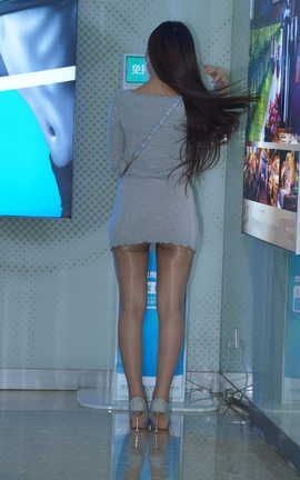 精选街拍作品 NO.0690 牛男街拍 丰韵包臀裙美女 part6_丽丝库