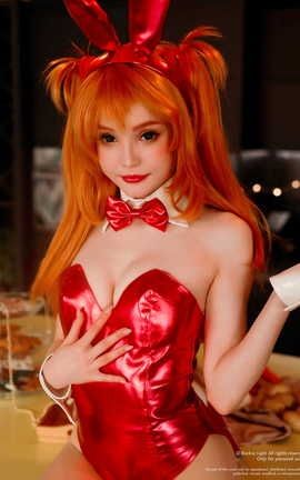 俄罗斯绝美coser RocksyLight 摄影 2018-12-25 Asuka Bunny Girl