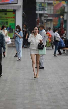 精选街拍作品 NO.0647 四九城嘎子街拍作品 高跟性感美女 part1_丽丝库