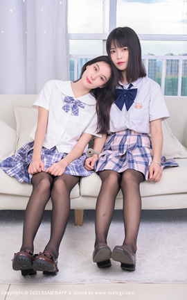 丝社SSA超清写真 NO.636 模特素素&丹丹的黑丝（上）_丽丝库