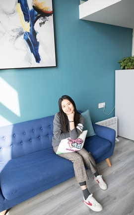 物恋传媒 No.120 小晴天 飞跃的文艺风_丽丝库