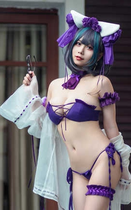 末夜787 舰长 柴郡泳装_丽丝库