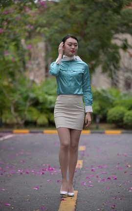 精选街拍作品 NO.0508 魂魂旅拍摄影作品 蓝色的幻想 part8_丽丝库