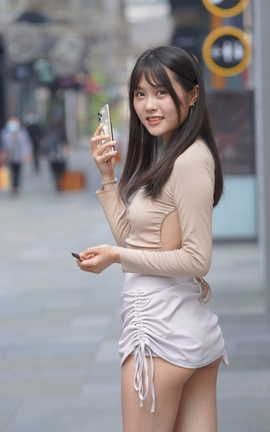 精选街拍作品 NO.0589 凯恩街拍摄影作品 可爱热裤小妹 part4_丽丝库