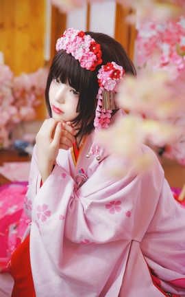 桜桃喵-（加藤惠）和服