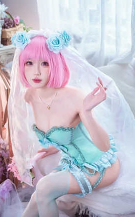 阿包也是兔娘 王女梦梦 婚纱内衣_丽丝库