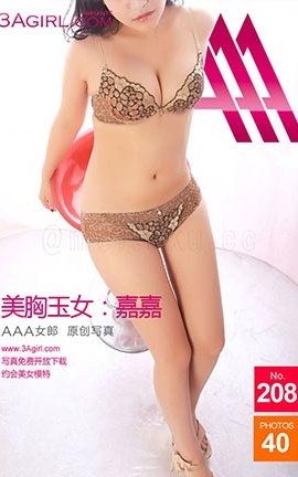 AAA女郎3agirl写真 No.208 美胸玉女嘉嘉