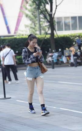 精选街拍作品 NO.1046 kaine模拍作品 爱笑的女孩 part4_丽丝库