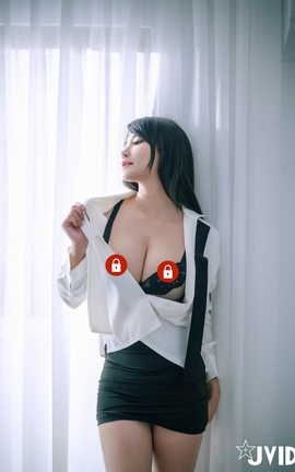 JVID-超人氣爆乳女神樂樂 秘書制服巨乳