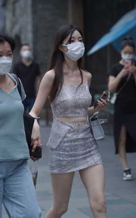 精选街拍作品 NO.1490 雪白肌肤可谓天生丽质红颜凝香 part2_丽丝库