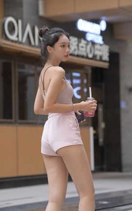 精选街拍作品 NO.1496 一始街拍作品 粉色女孩 part8_丽丝库