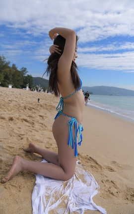 精选街拍作品 NO.0500 红石旅拍摄影作品 蓝色的电影 part4_丽丝库