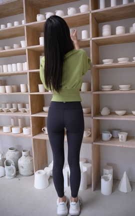 精选街拍作品 NO.0505 魂魂摄影作品 绿衣女孩 part11_丽丝库