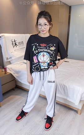 袜啵啵BoBoSocks NO.382 小沫-板鞋、白棉袜_丽丝库