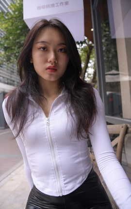 精选街拍作品 NO.0447 魂魂街拍作品 皮裤 初醒 part3_丽丝库