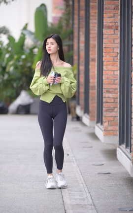 精选街拍作品 NO.0505 魂魂摄影作品 绿衣女孩 part2_丽丝库