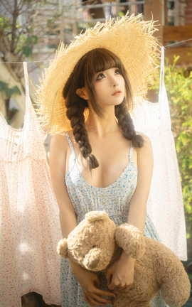 蠢沫沫 晾衣服_丽丝库