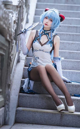 大大卷卷小卷 原神甘雨 旗袍_丽丝库