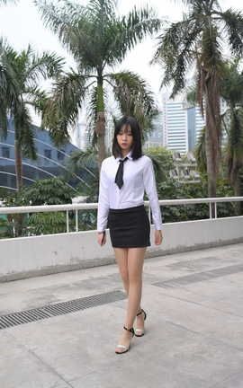 精选街拍作品 NO.0878 程生街拍作品 商城推销美女 part1_丽丝库