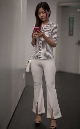 精选街拍作品 NO.0519 牛男街拍 周末和女同事去看书 part1_丽丝库