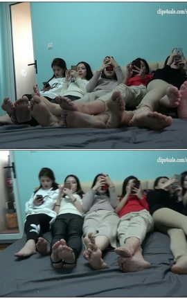 K&M足控脚底视频 111-6位美女在床上展示诱人美足[1920X1080][17分26秒]_丽丝库