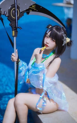 二佐Nisa 碧蓝航线 玛丽罗斯泳装_丽丝库