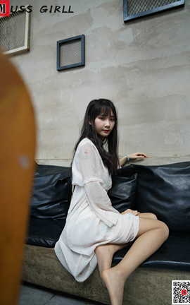 慕丝女郎MussGirl NO.217 白色连衣裙肉丝_丽丝库